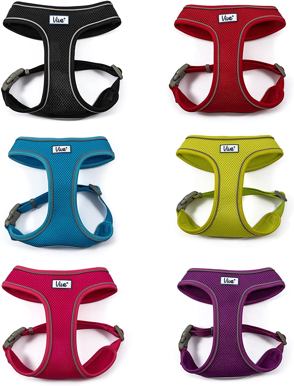 Mesh Dog Harness - Black