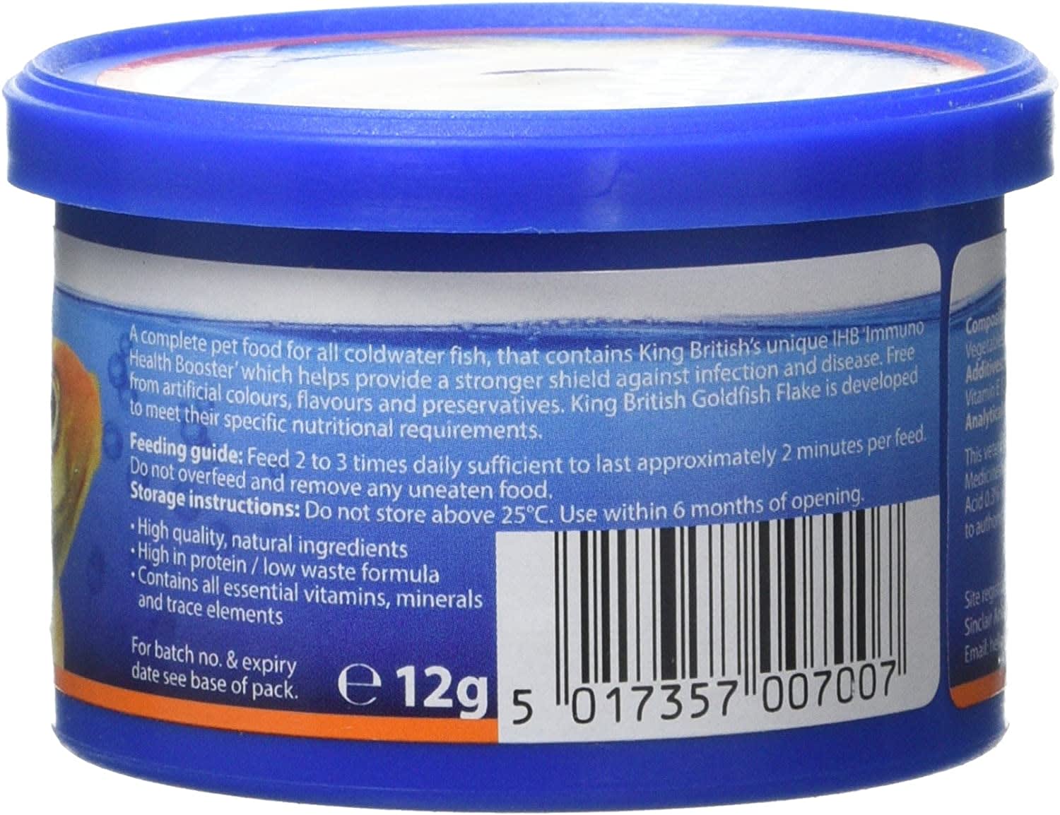 King British Goldfish Food - Flakes