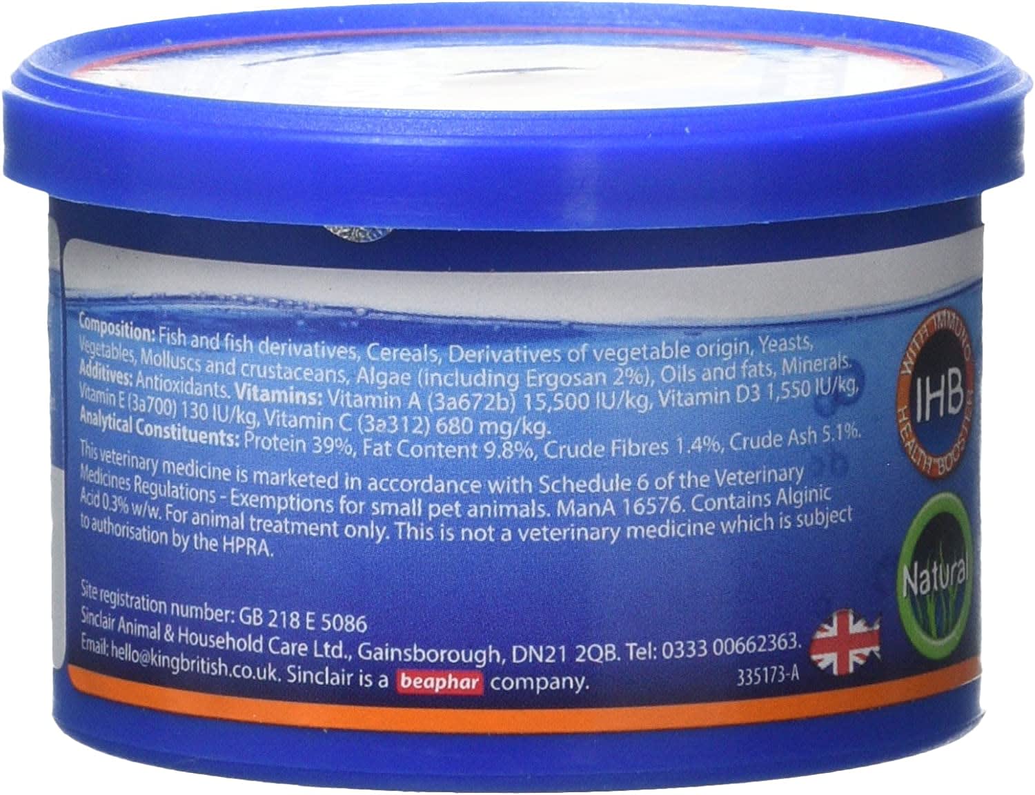 King British Goldfish Food - Flakes