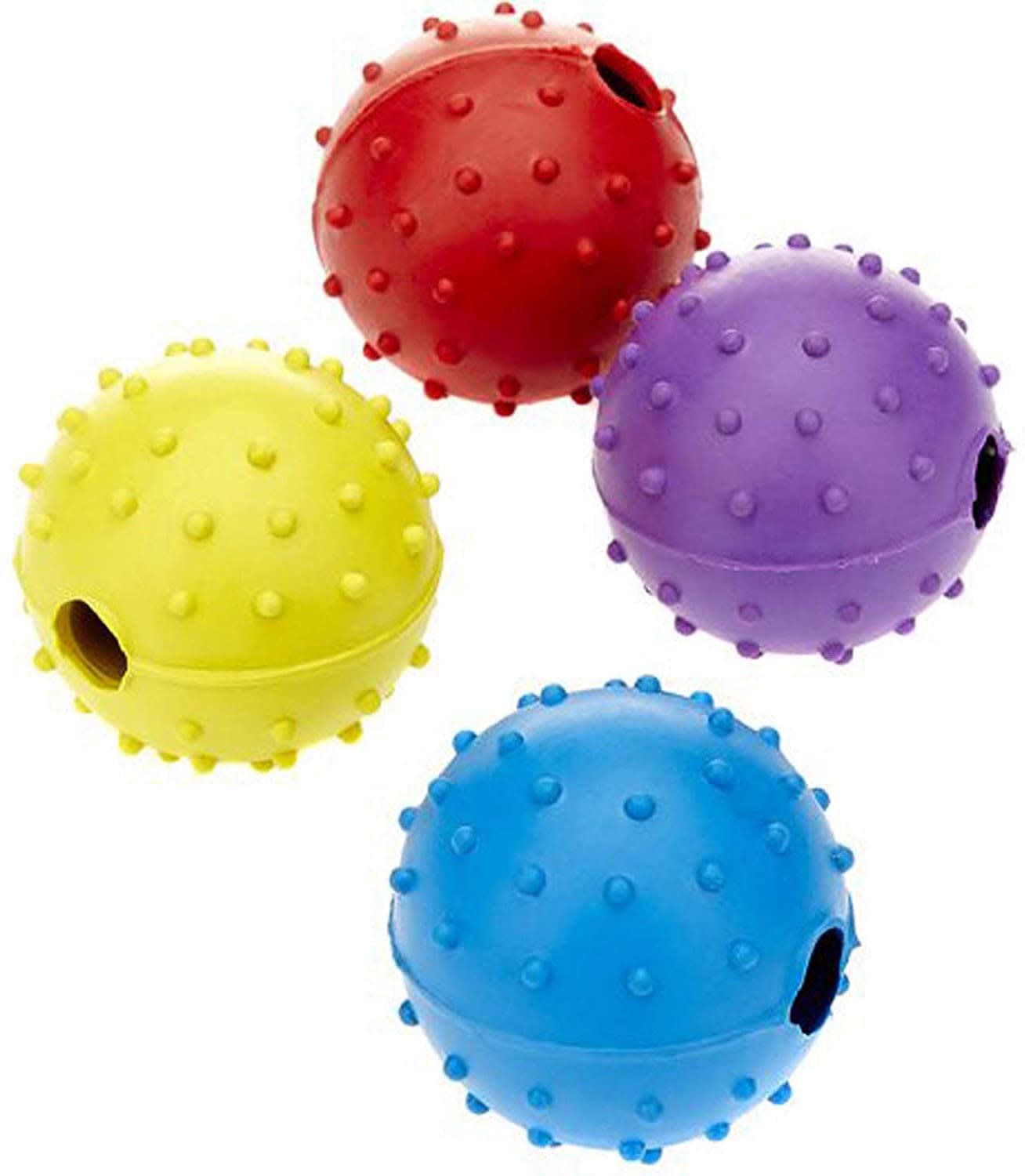 Rubber Pimple Ball With Bell