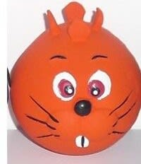 Dog Ball Toy - Latex Faces