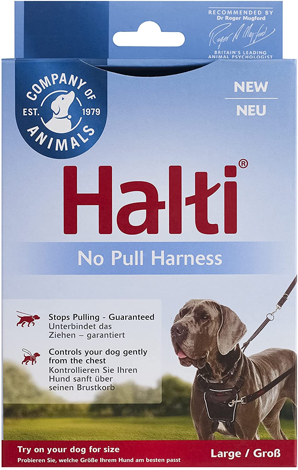 HALTI No Pull Harness - Black