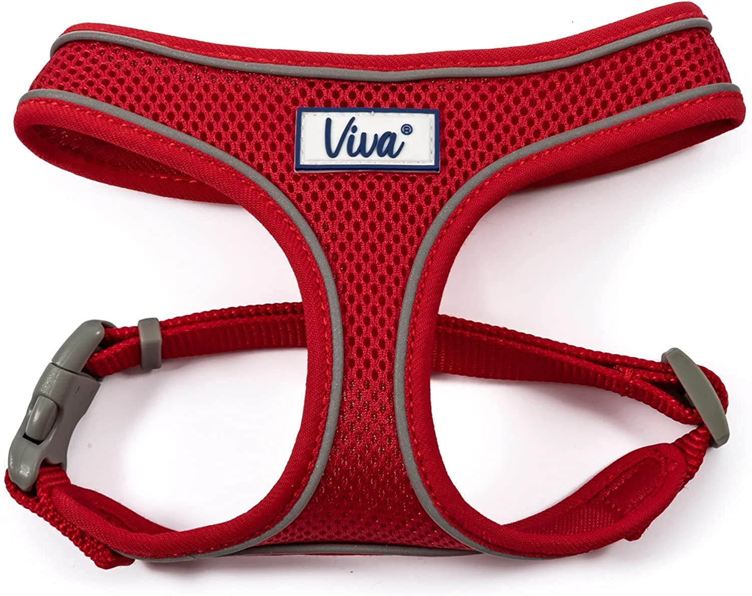Mesh Dog Harness - Red