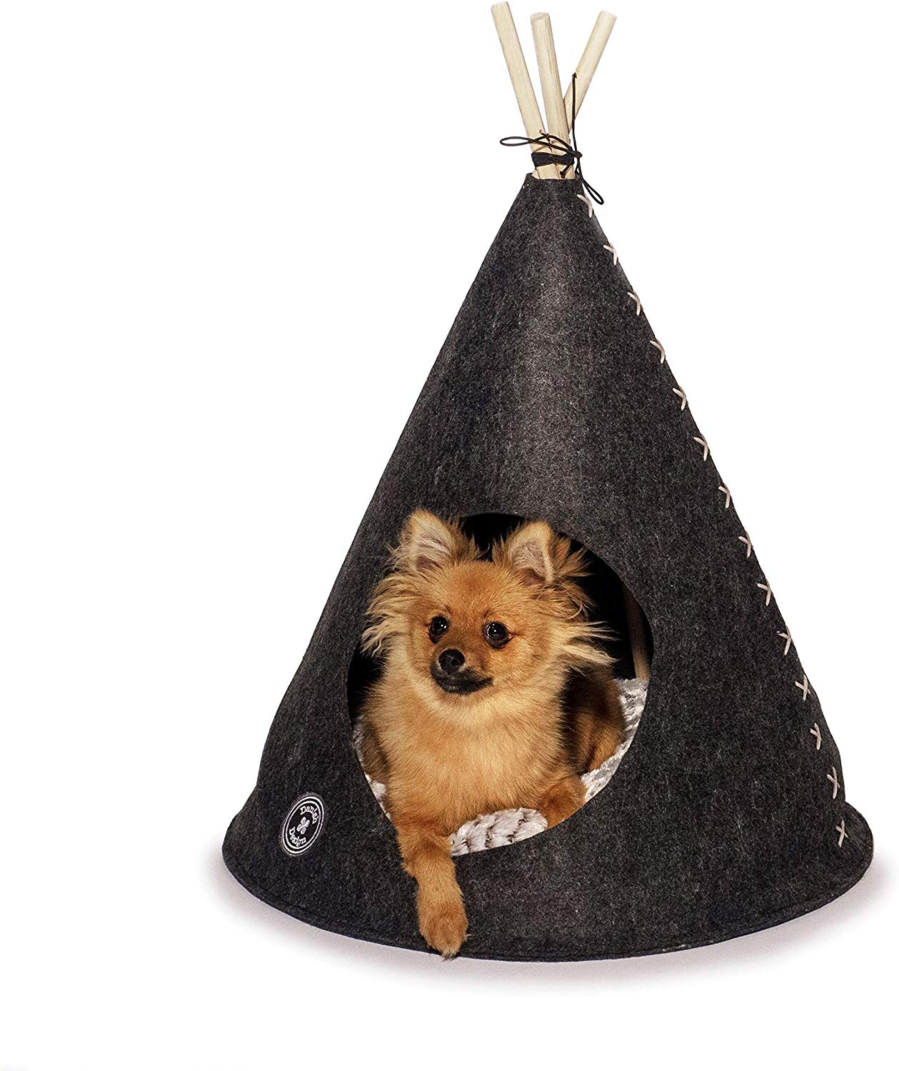 Teepee Cat Bed - Grey