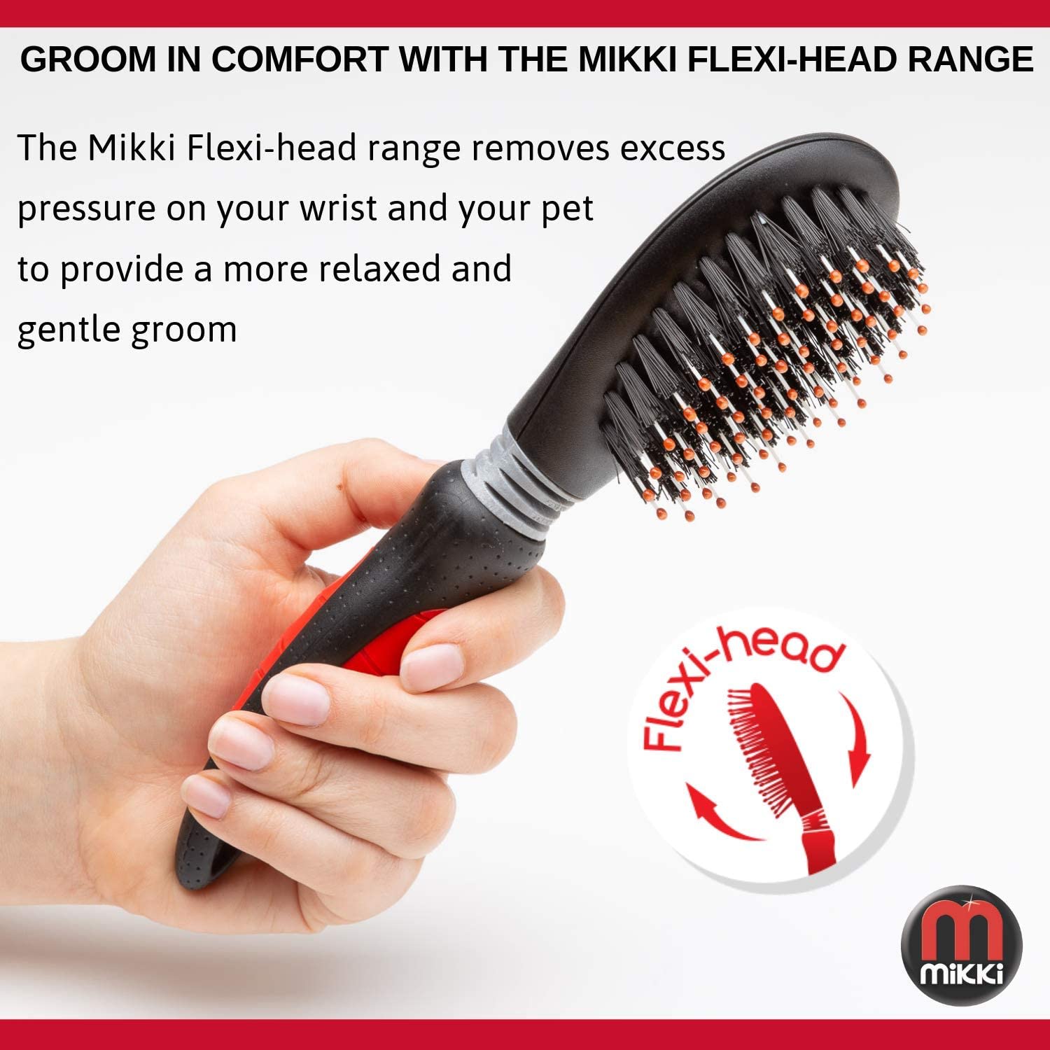 Hard Pin Slicker Brush - Mikki