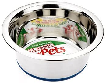 Stainless Steel Dog Bowl - Non Slip 3