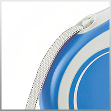 Flexi Dog Lead (Tape) - Comfort Black & White