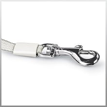 Flexi Dog Lead (Tape) - Comfort Black & White