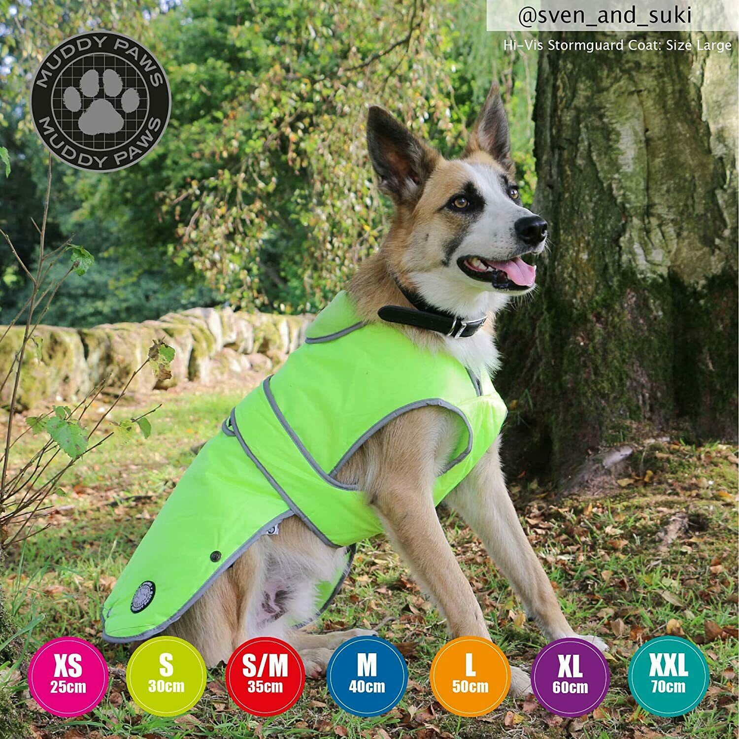 High Visibility Reflective Dog Coat Stormguard
