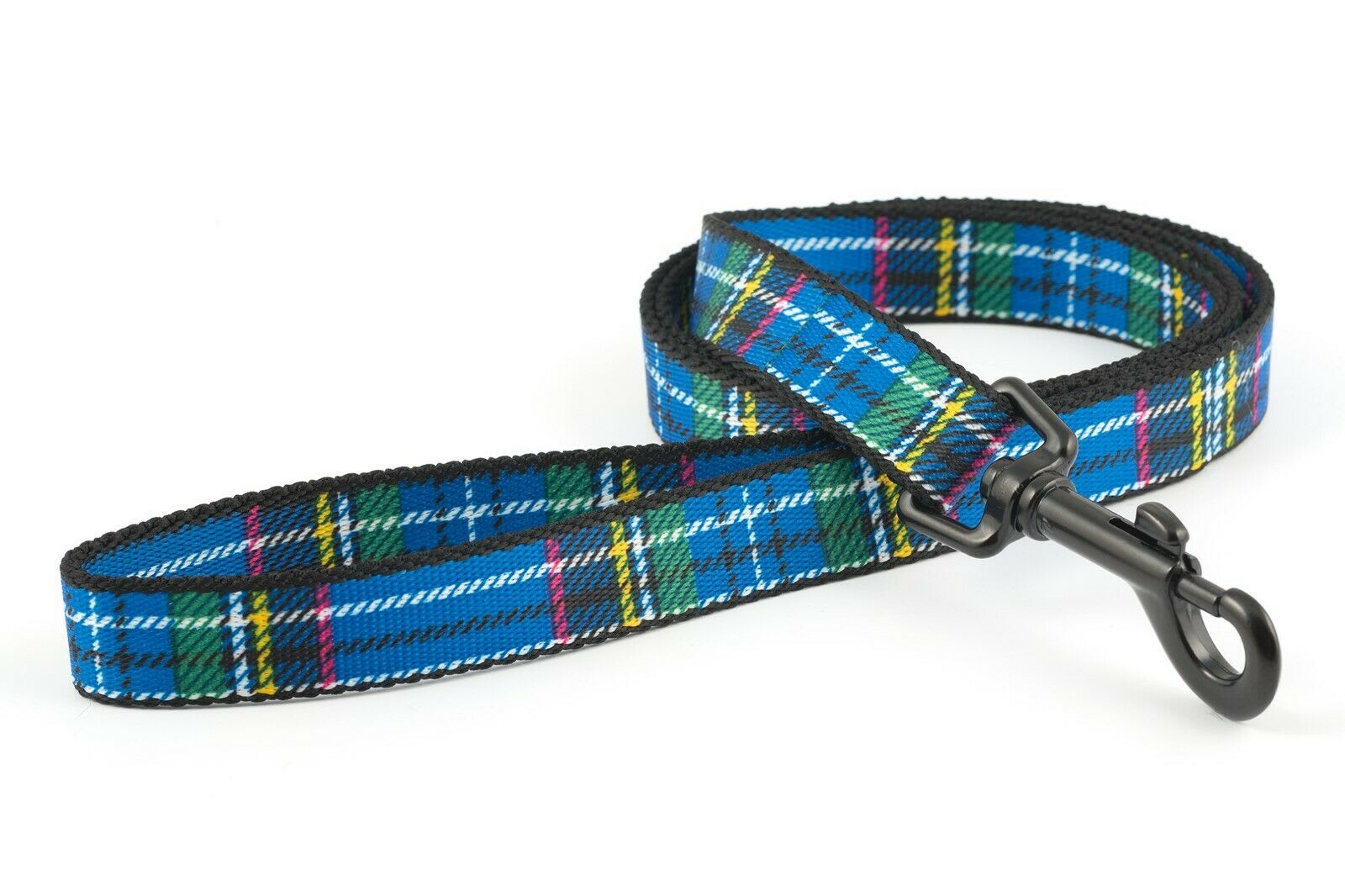 Blue Tartan Dog Lead
