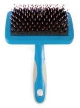 Hedgehog Slicker Brush - Blue