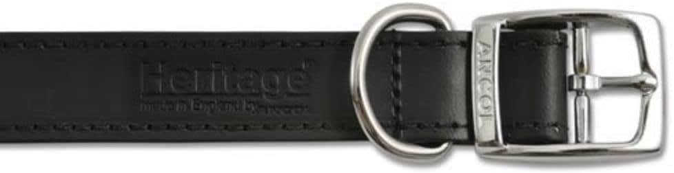 Leather Dog Collar - Black2