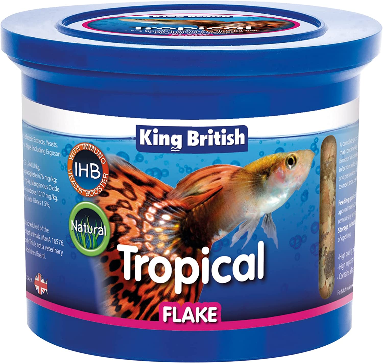 King British Tropical Fish Food - Flakes