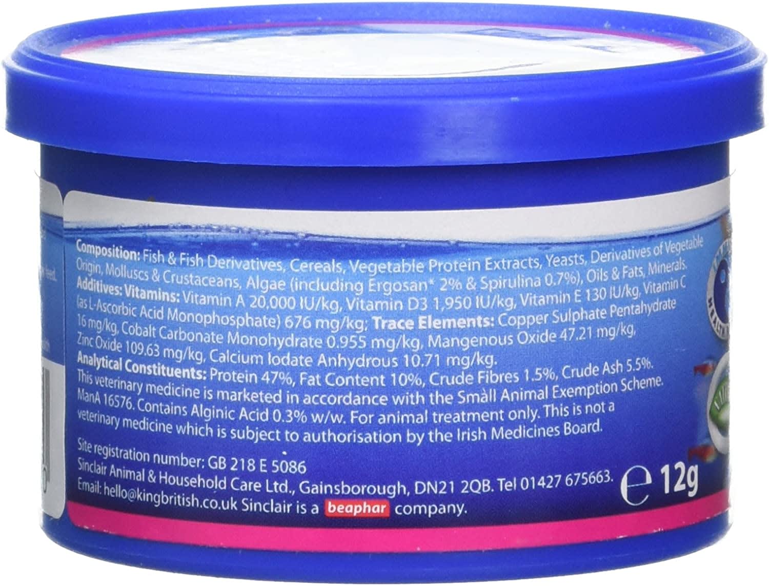 King British Tropical Fish Food - Flakes