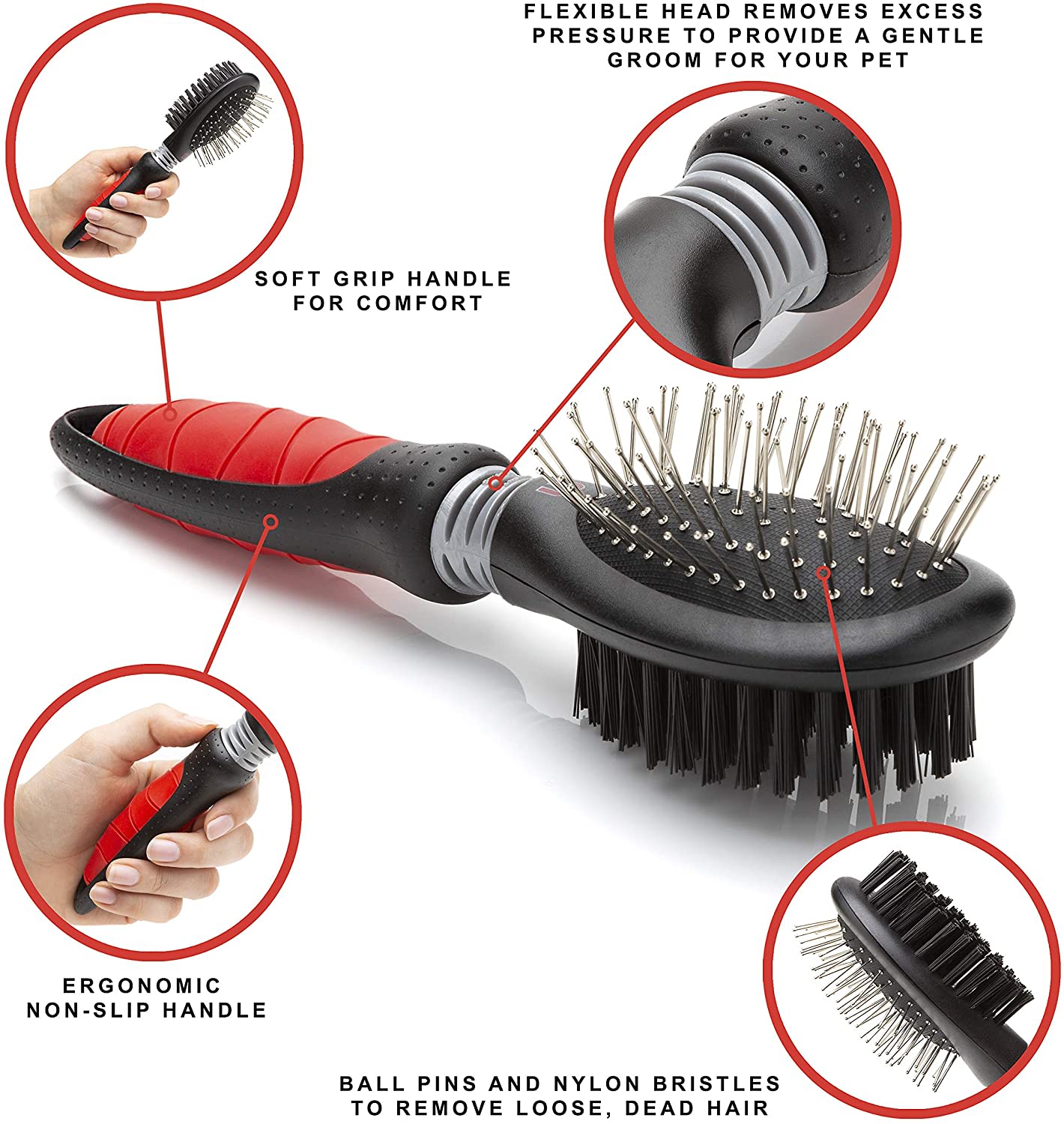 Combi Double Sided Brush - Mikki