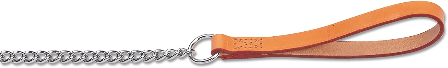Chain Dog Lead - Brown Tan