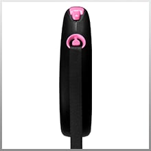 Flexi Dog Lead (Tape) - Design Black