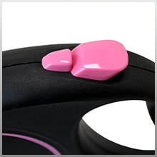 Flexi Dog Lead (Tape) - Design Black