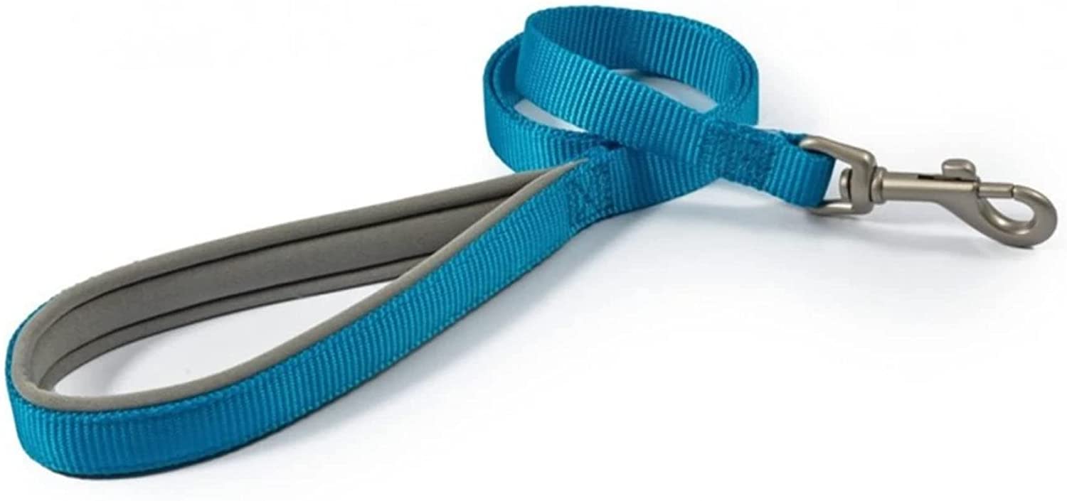 Padded Dog Lead - Blue