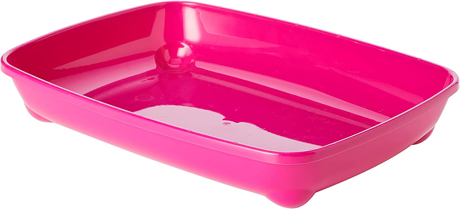 Cat Litter Tray - Hot Pink
