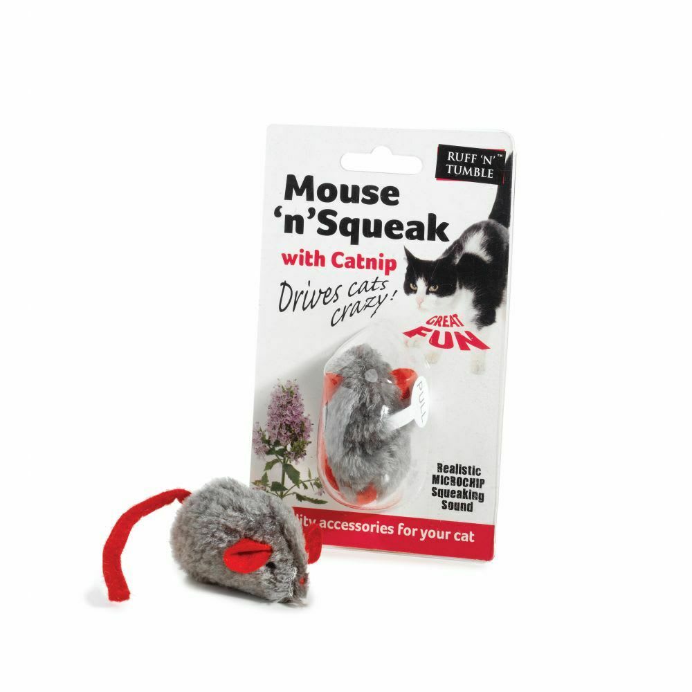 Squeaking Mouse Cat Toy