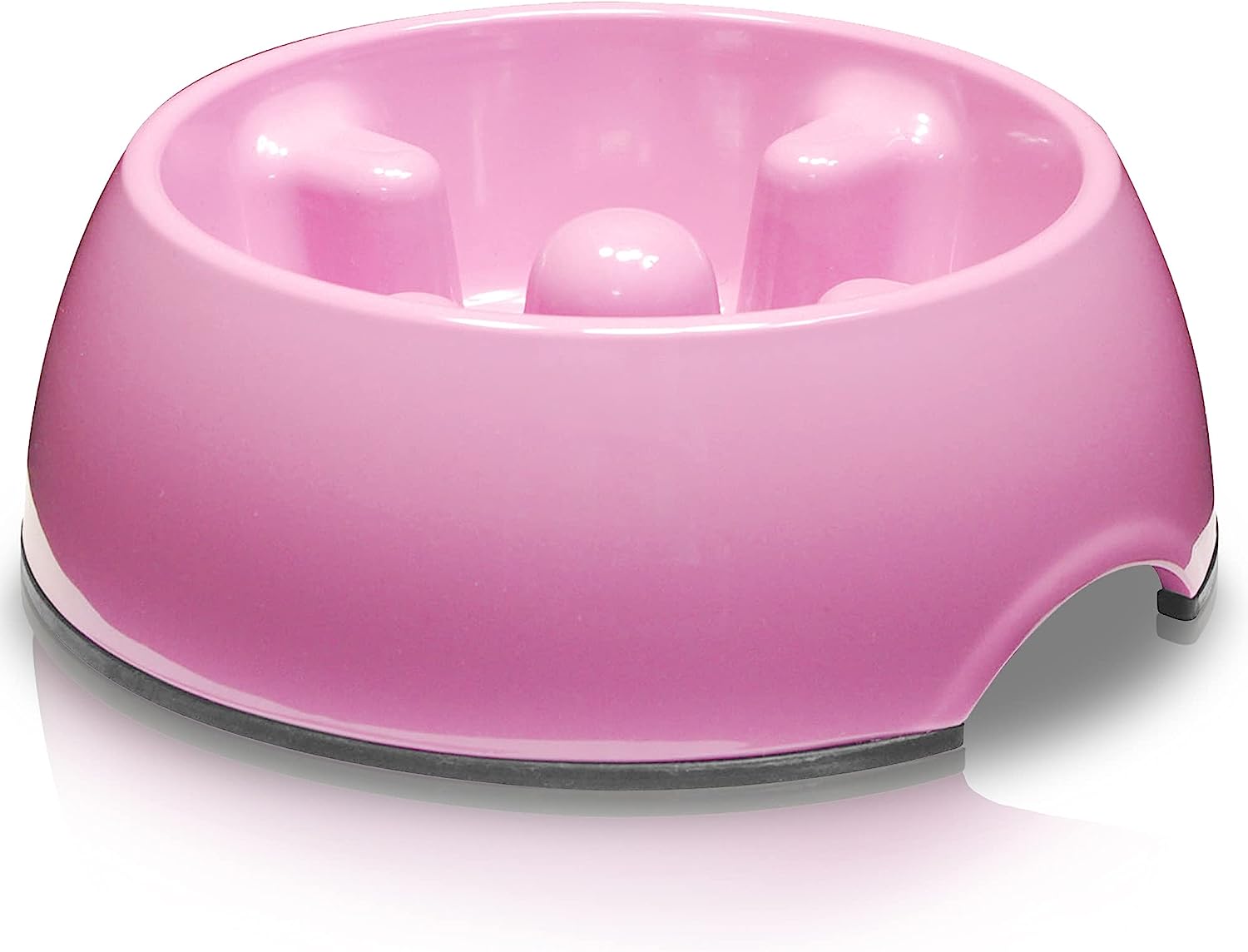 Anti Gulping Dog Dish - Pink