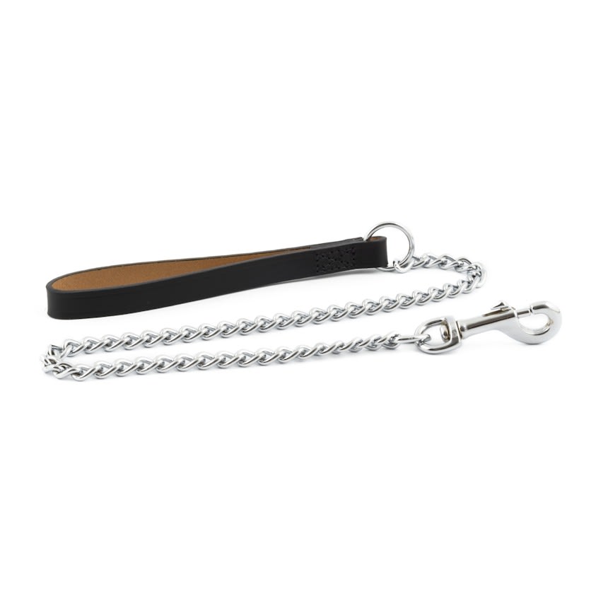 Chain Dog Lead - Black