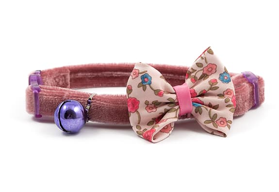 Bow Pink Cat Collar