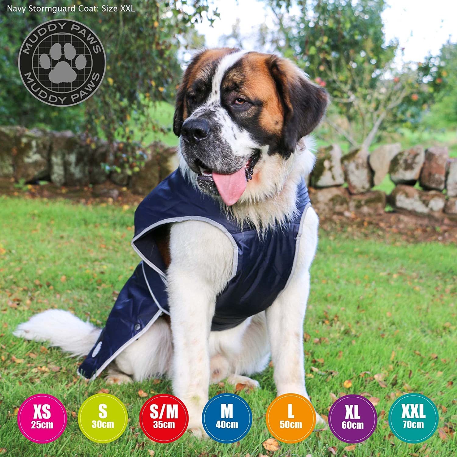 Stormguard Waterproof Dog Coat - Blue