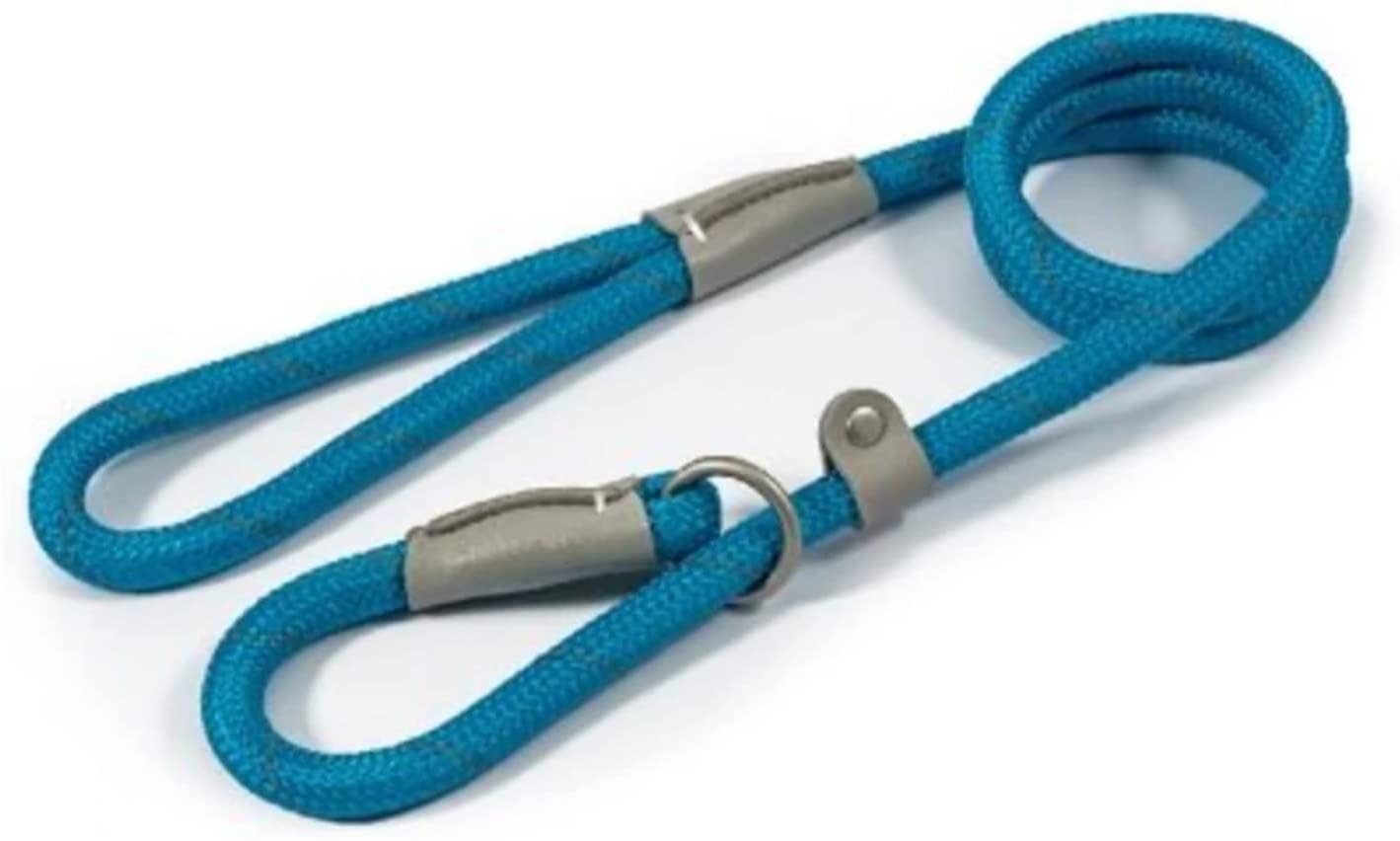 Rope Slip Lead - Blue Reflective