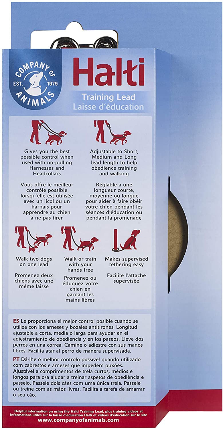 HALTI Dog Training Lead - Black