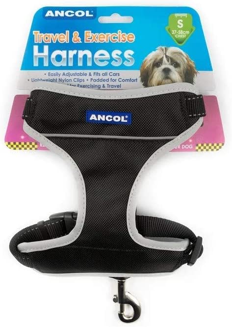 Dog Travel Harness - Black