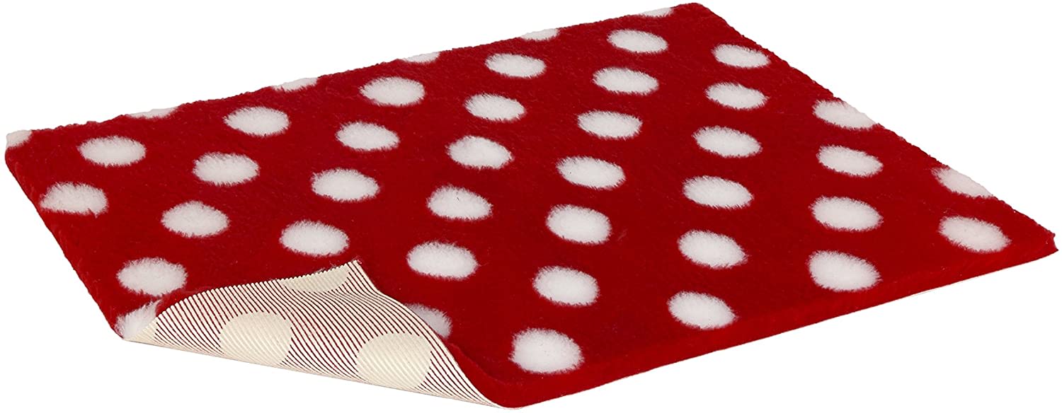Red Polka Dot Nonslip Vetbed