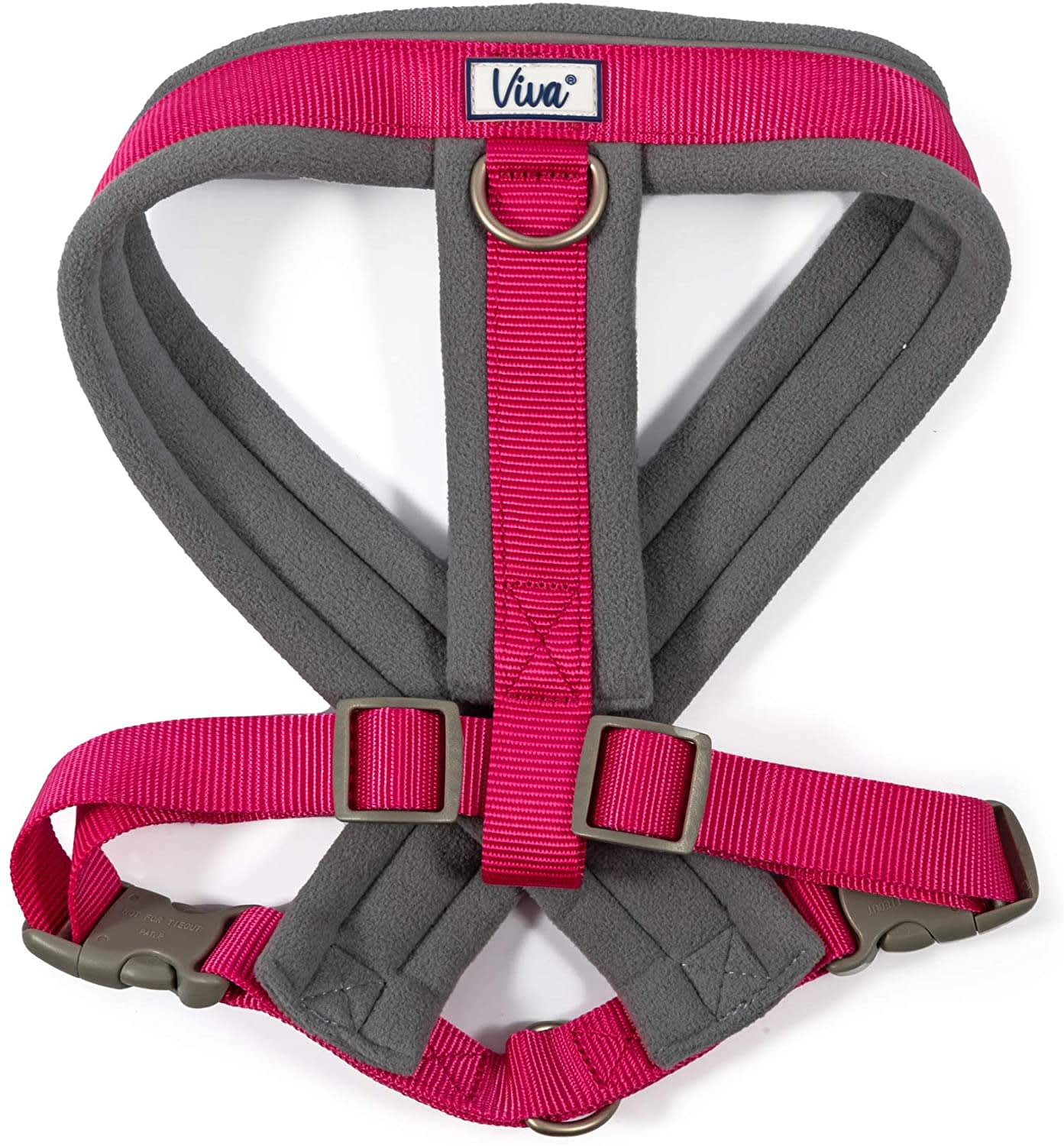 Padded Dog Harness - Red