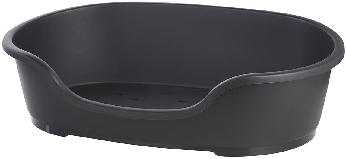 Black Plastic Dog Bed