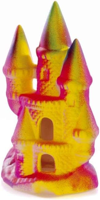Fluorescent Castle Aquarium Decoration