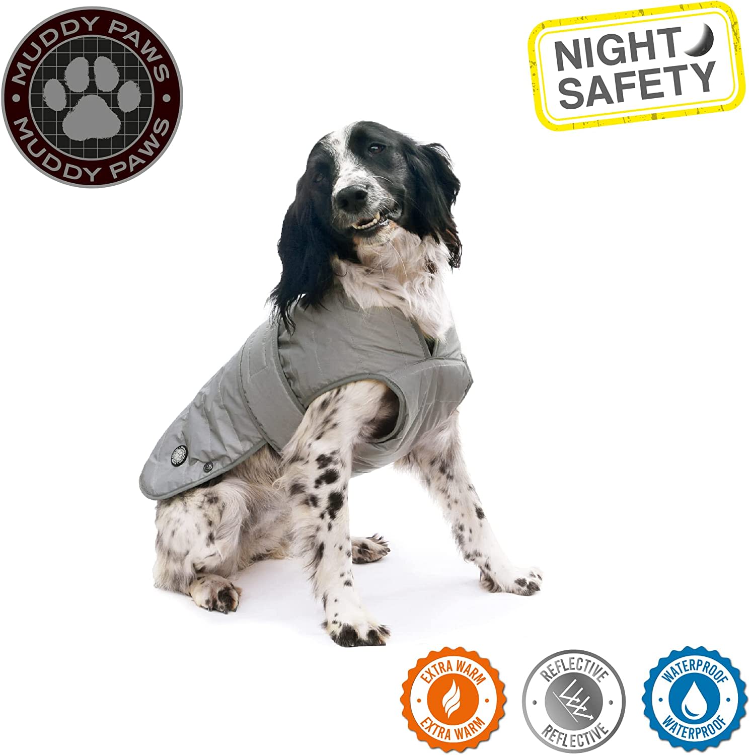 Ultimate Reflective Dog Coat - Silver