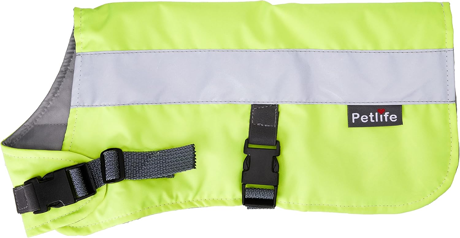 Flectalon Reflective Dog Coat - Yellow