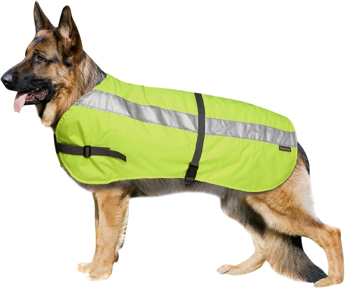 Flectalon Reflective Dog Coat - Yellow