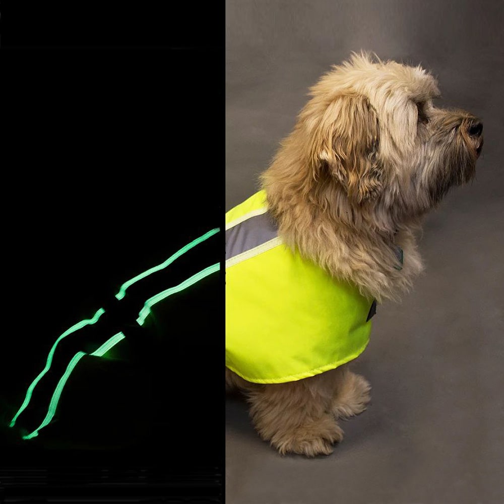 Vizlite Reflective Dog Coat - Yellow