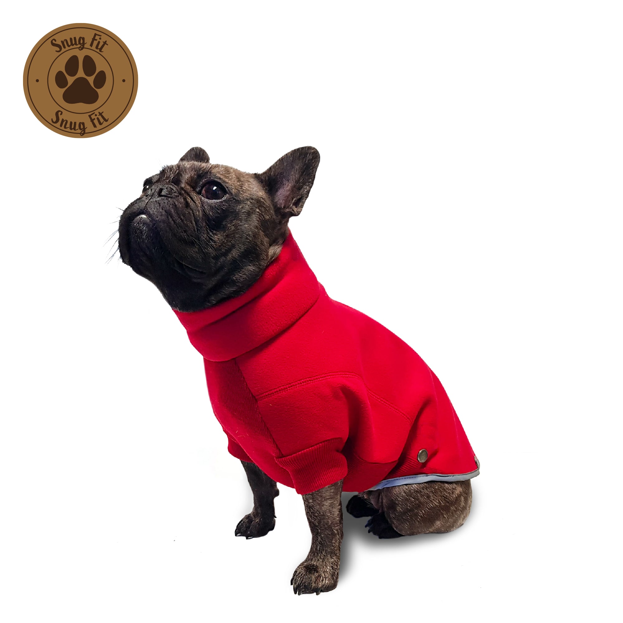 Fleece Dog Jumper - Red