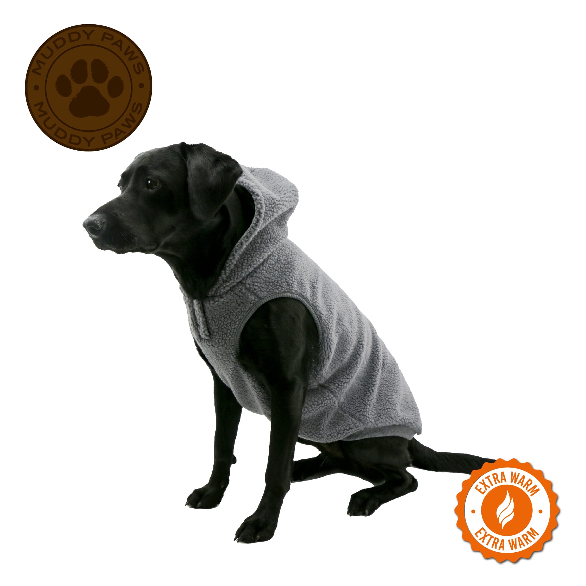 Dog Hoodie Jumper - Grey