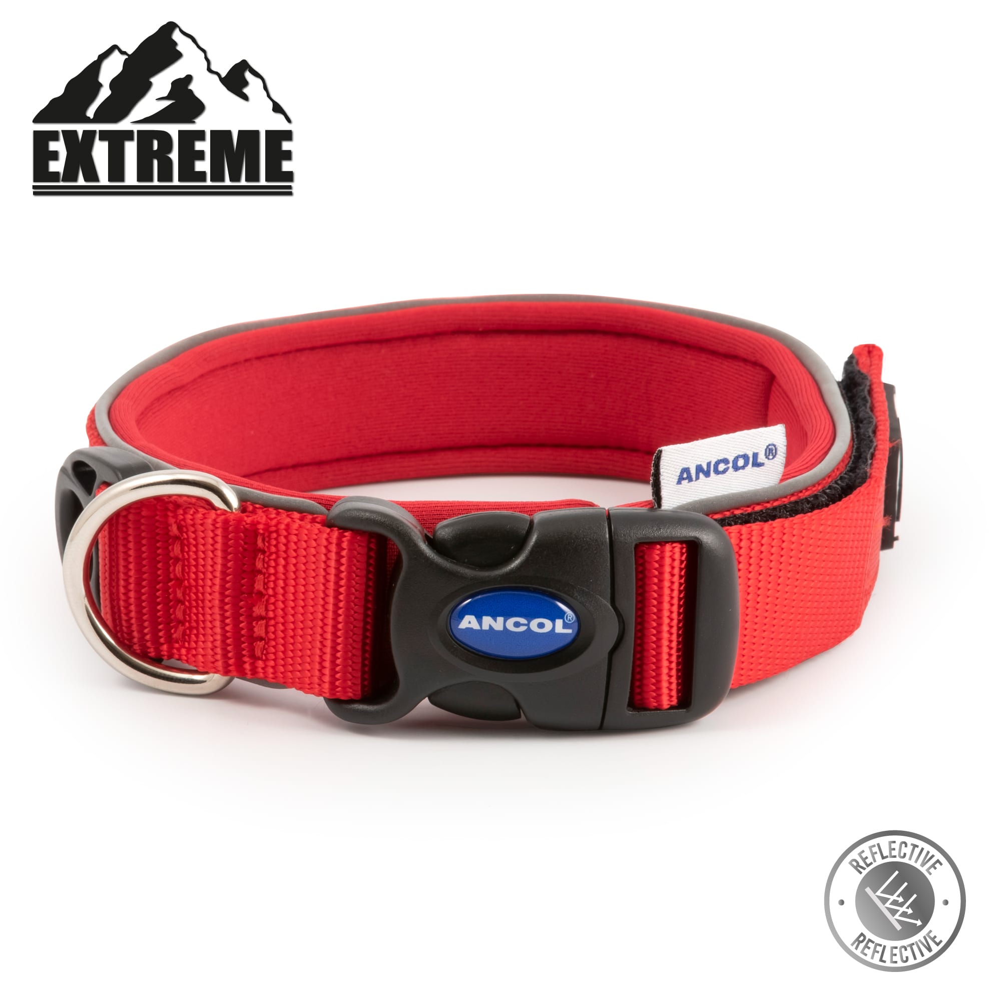 Extreme Shock Red Dog Collar