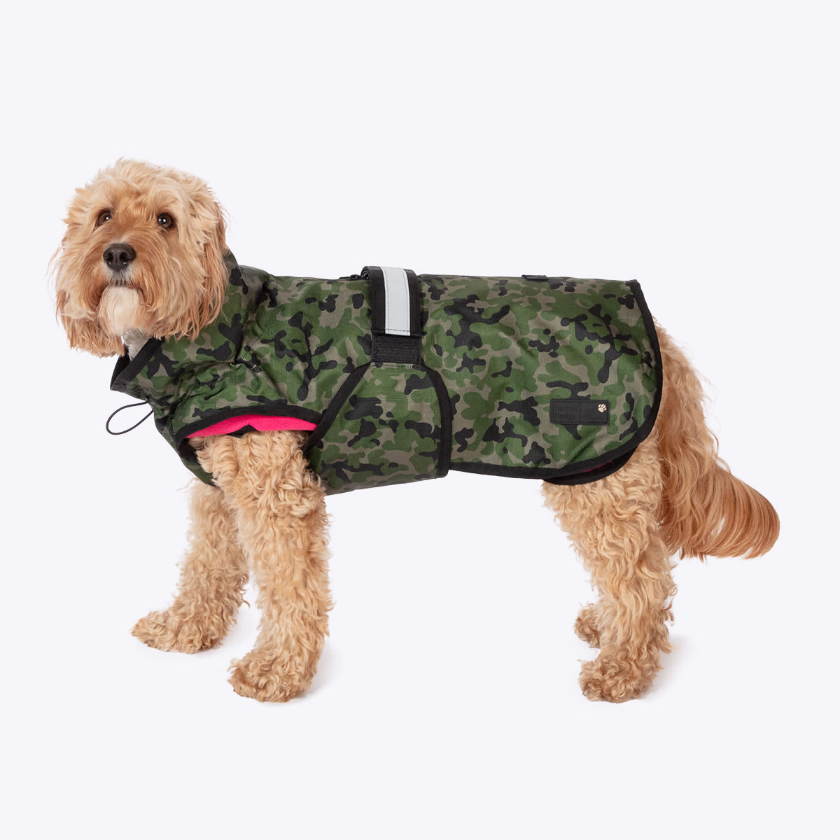 3 in 1 Camouflage Pink Dog Coat