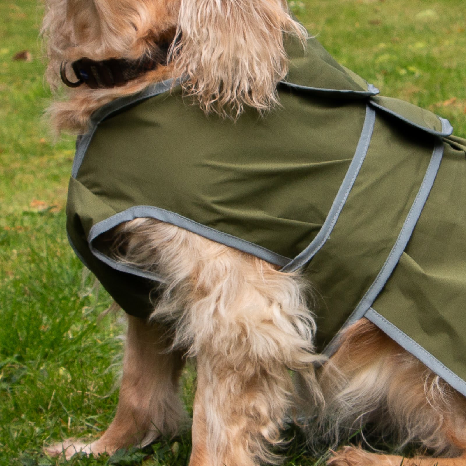 Stormguard Waterproof Shell Dog Coat - Khaki