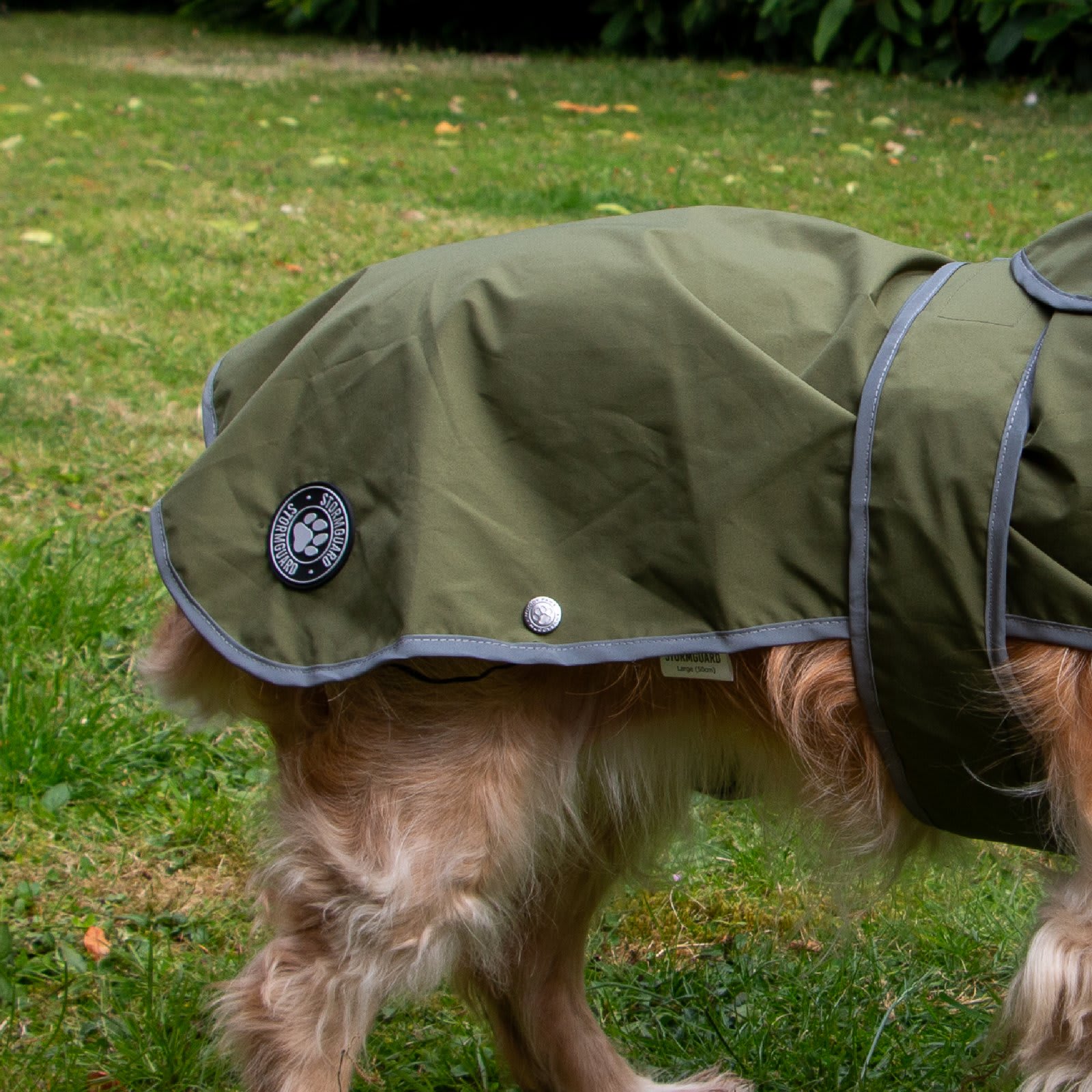 Stormguard Waterproof Shell Dog Coat - Khaki