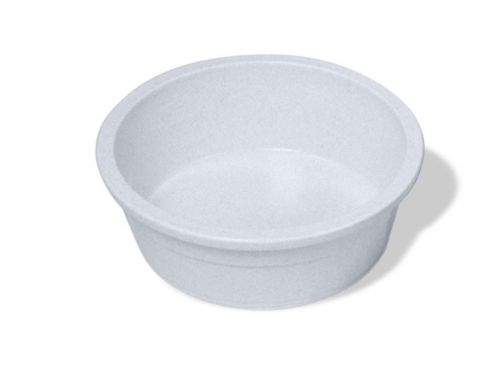 Heavyweight Plastic Dog Bowl - Grey