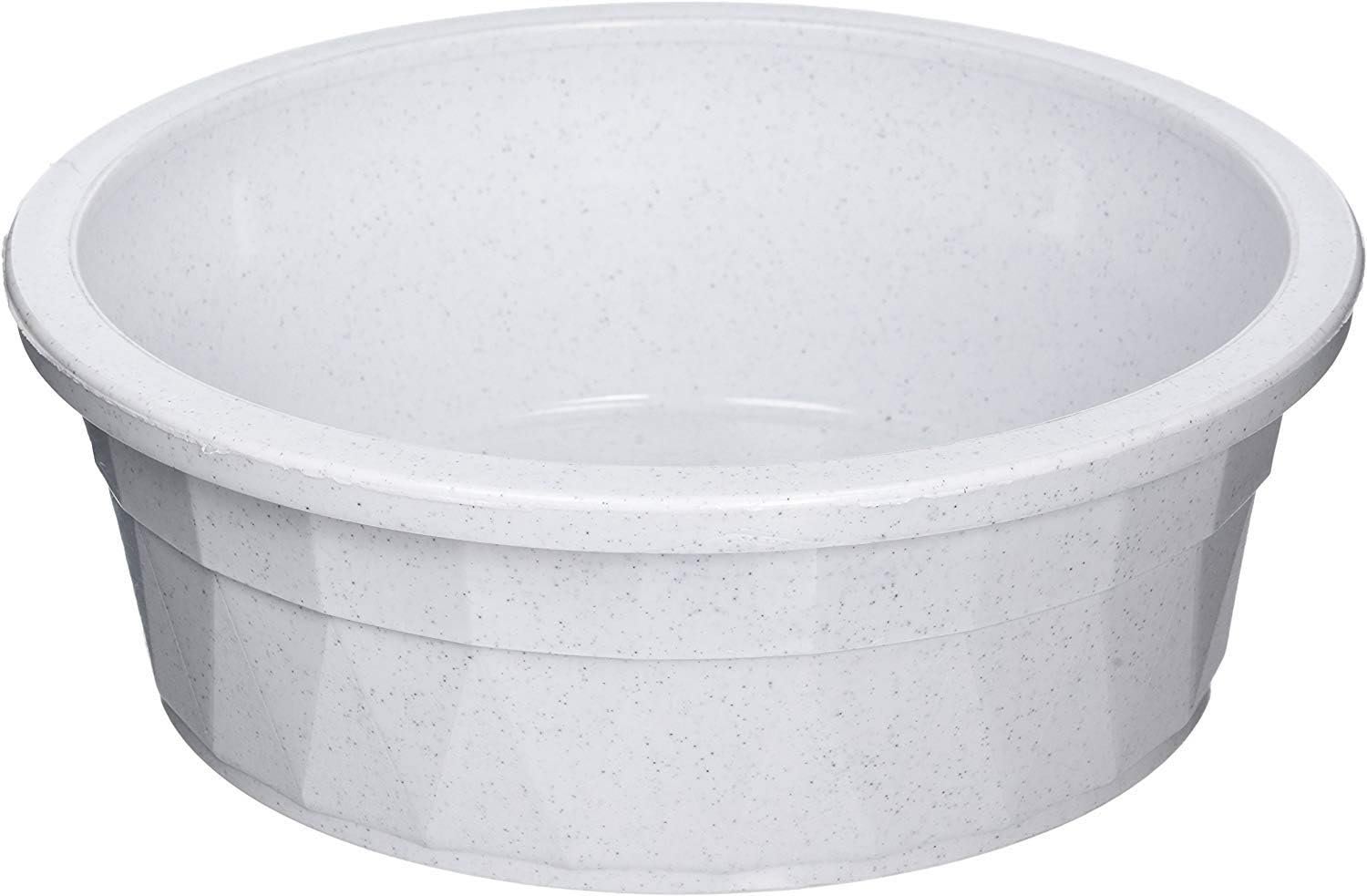 Heavyweight Plastic Dog Bowl - Grey