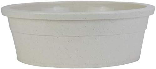 Heavyweight Plastic Dog Bowl - Grey