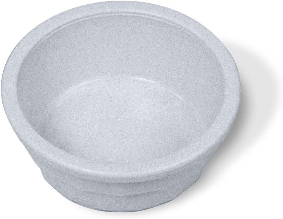Heavyweight Plastic Dog Bowl - Grey